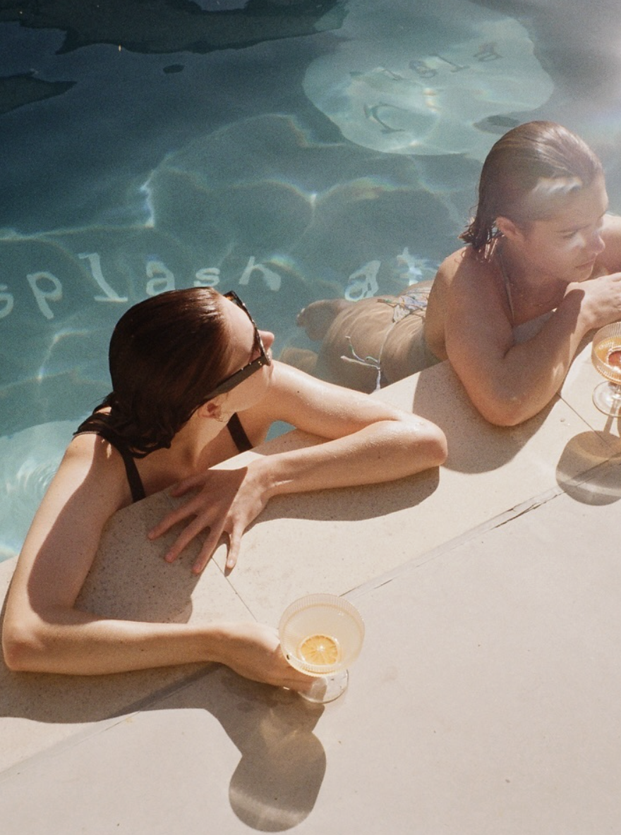 Hotel pool lifestyle